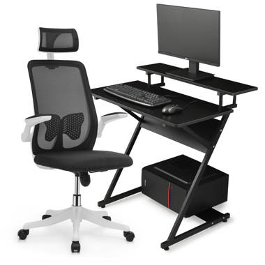 Compact computer table and chair hot sale